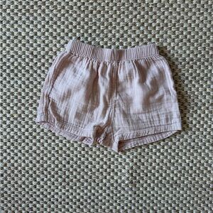 Petit Bateau Light Pink High Waist Shorts